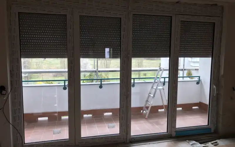 Rekonstrukce balkonové stěny Praha Hogerova